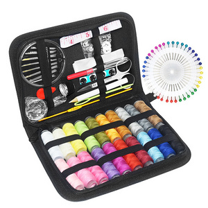 Costurero Needlework Kit Sewing Needle Sewing Kit Small Box Top Seller 113PCS Plastic Box Silver Convenient