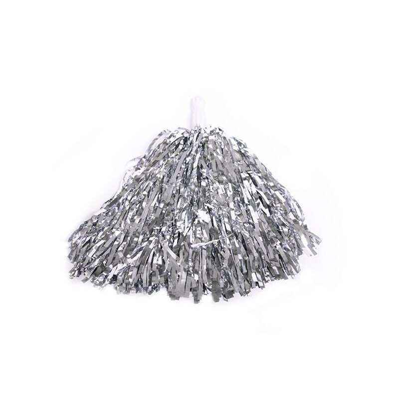 Promo Different color PET cheerleading metallic sport cheering pom poms