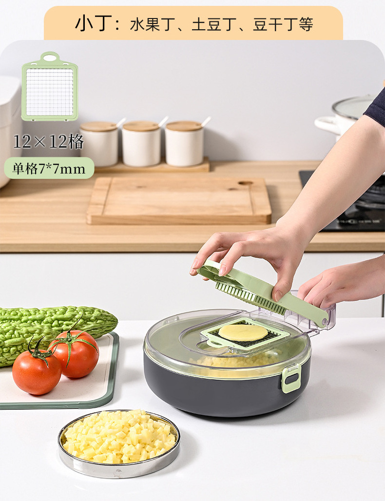 PROMO rotate vegetable cutter portable chopper grater Manual vegetable chopper