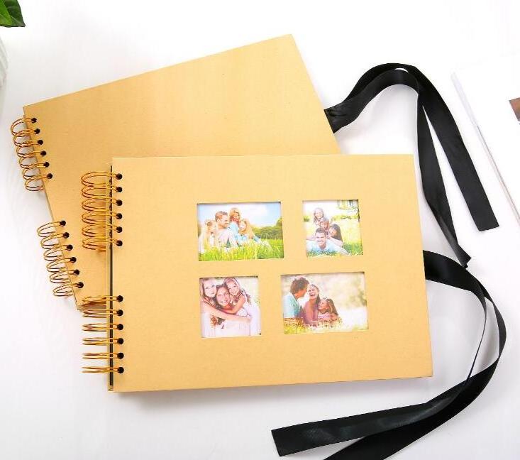 Promo Kraft Cover Spiral Bound DIY Photo Album