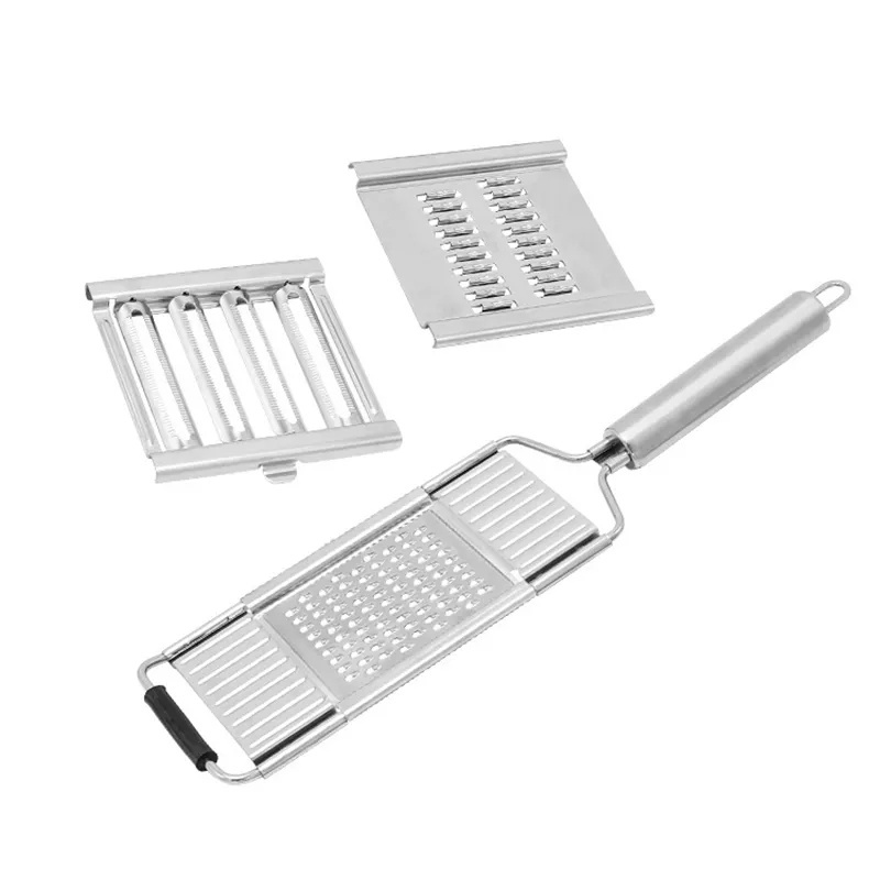 Multifunctional 4 Blades Vegetable Slicer Cutter Stainless Steel metal  Vegetable Choppers