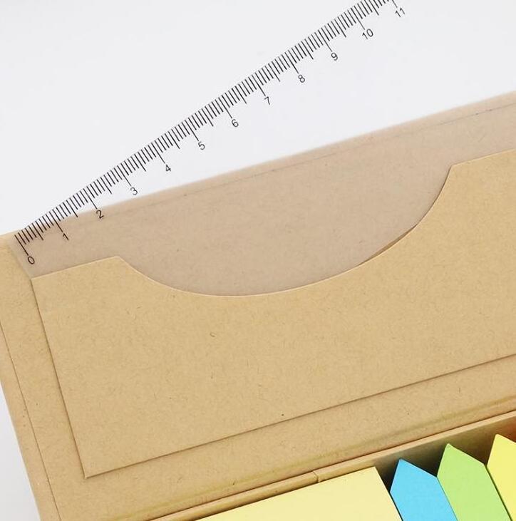 PROMO Custom Sticky Note Pad Memo Pad with Pen and Ruler