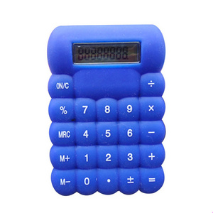 Calculator Fashion 8 Digital Silicon Rubber Calculator