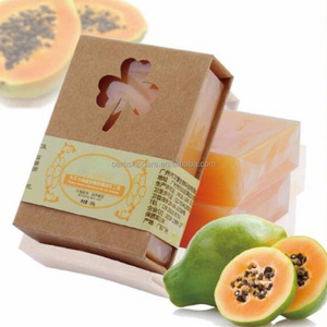 Private Label Natural Handmade Soap Skin Whitening Pure Herbal Papaya Soap