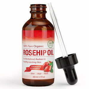 Private Label Organic Natural Cold Pressed Skin Anti Ageing Pure Organic Rose Facial Rosehip Oil For Face