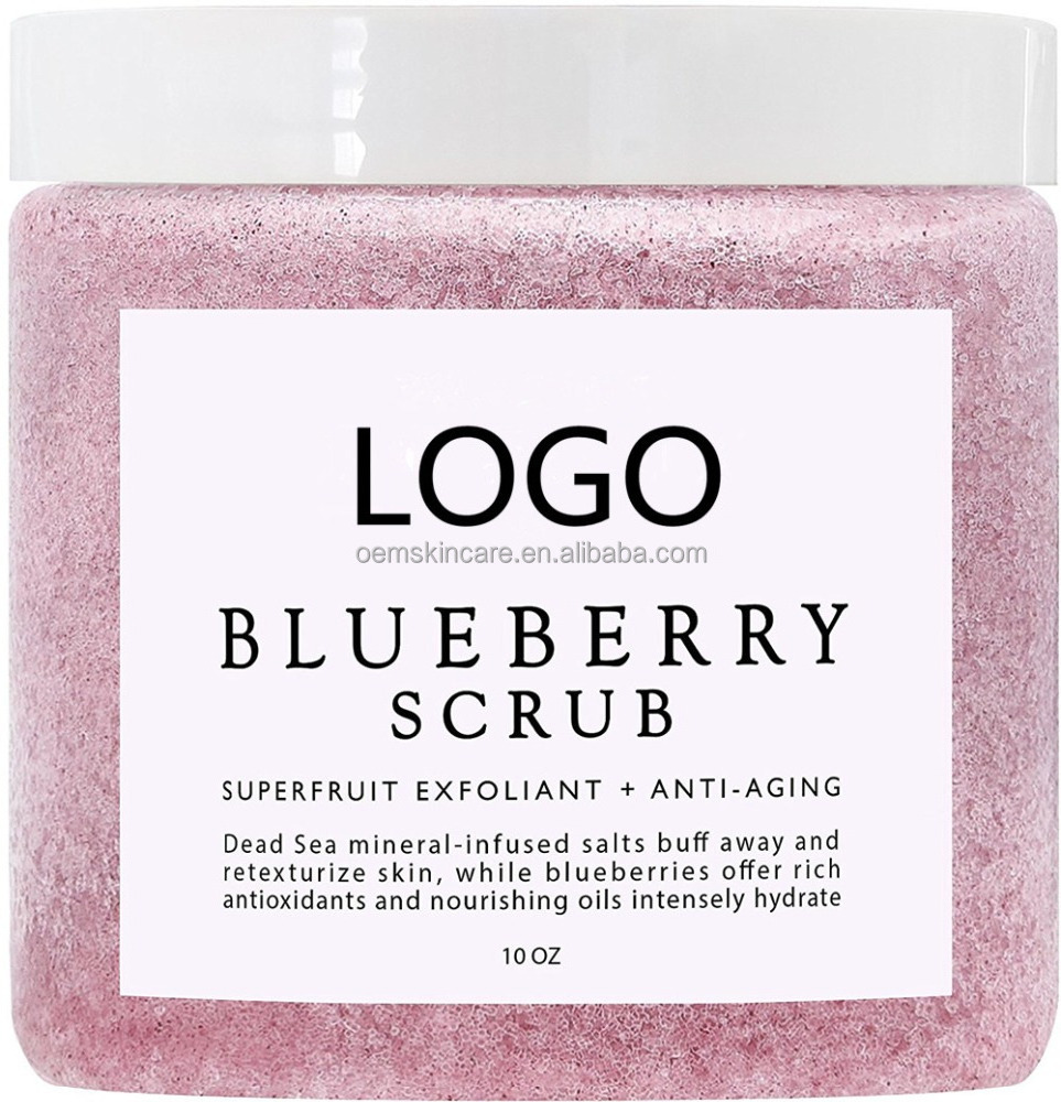 Private Label Whitening Blueberry Body Scrub