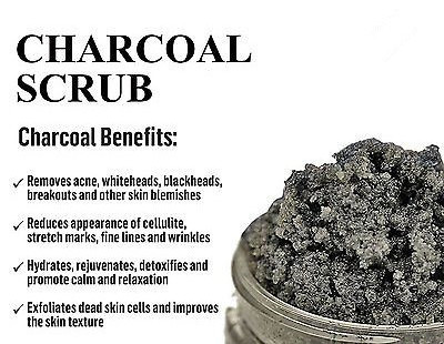 Private Label Activated Charcoal Brightening Smooth Body Scrub