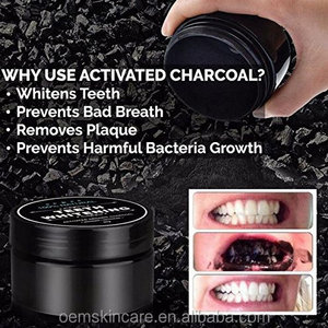 Private Label Activated Charcoal Whitening Teeth Powder