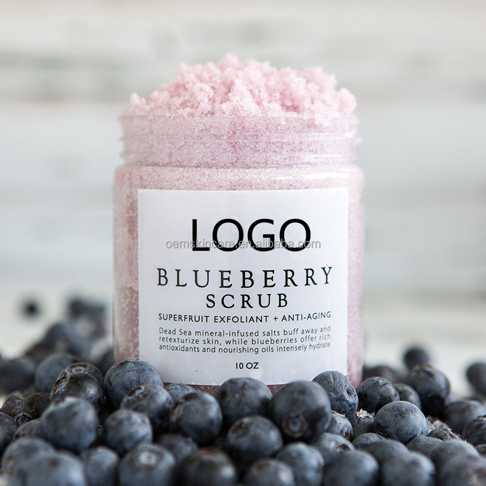 Private Label Whitening Blueberry Body Scrub