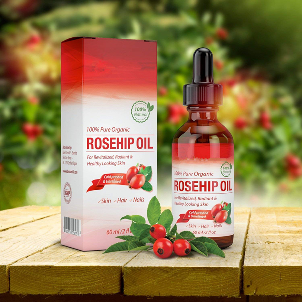 Private Label Organic Natural Cold Pressed Skin Anti Ageing Pure Organic Rose Facial Rosehip Oil For Face