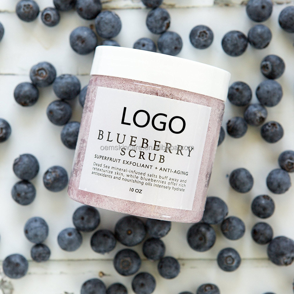 Private Label Whitening Blueberry Body Scrub