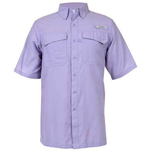 Custom Logo UV Protection Button up Short Sleeve Blank Fishing Shirt