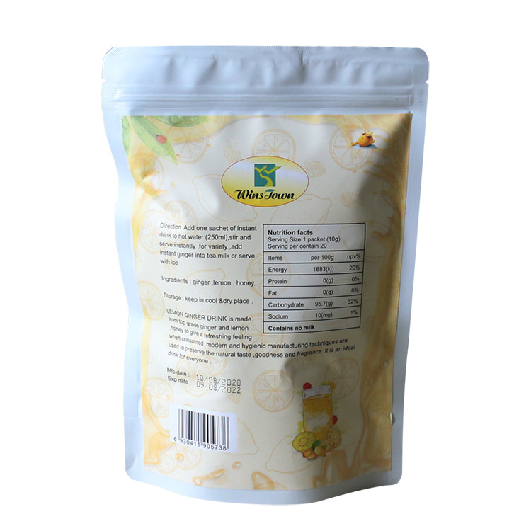 LEMON GINGER TEA Factory Private Label compatible capsules instant drink Original Manufacturer big factory