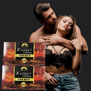 Man X Power Energy coffee dietary supplement Men's Kidney maca coffee Instant black Private label male vitality coffee