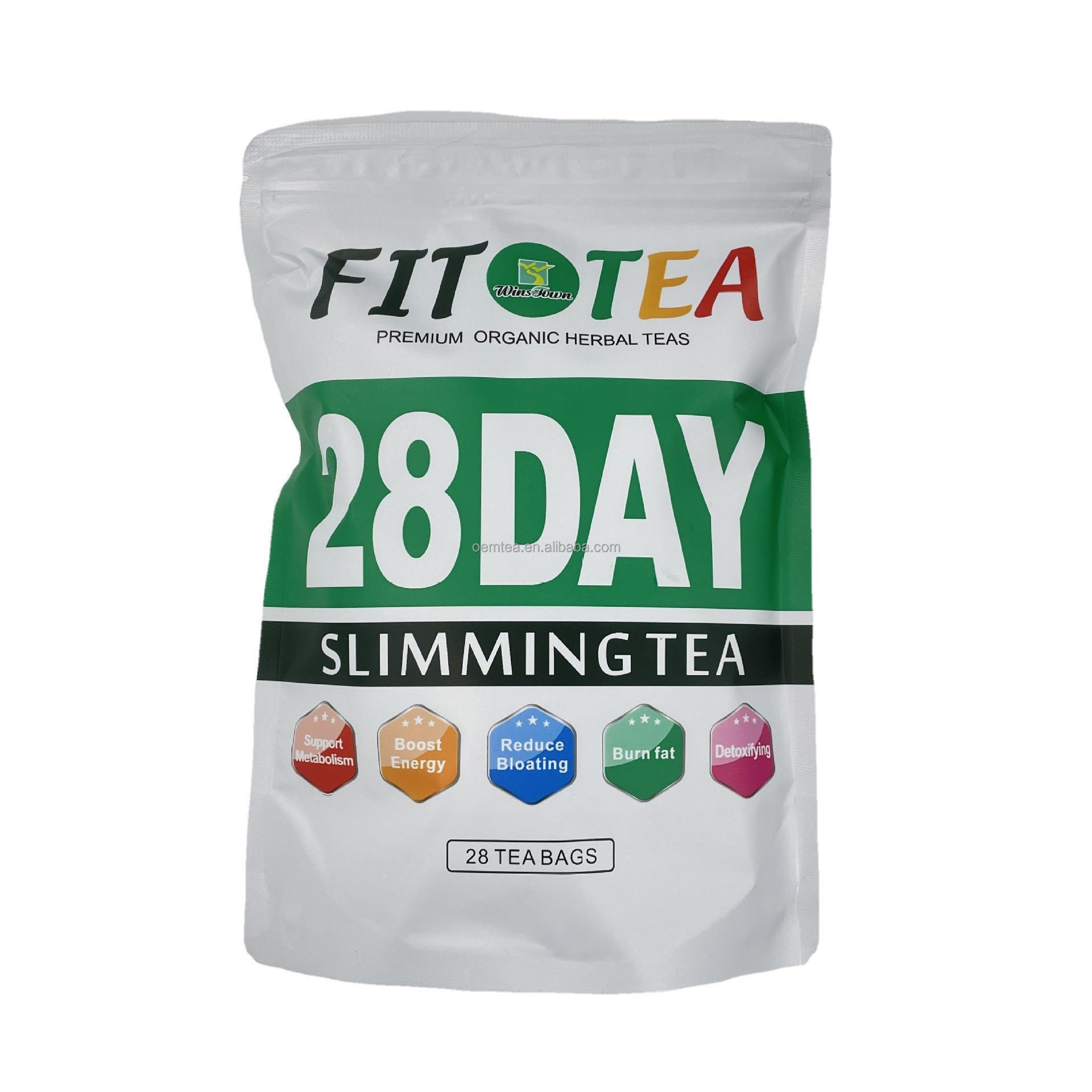 Slimming Tea Weight Loss Detox Fit Skinny Health Soft Drink Private Label with Oolong & Green Tea for Slim Box Natural Herbs