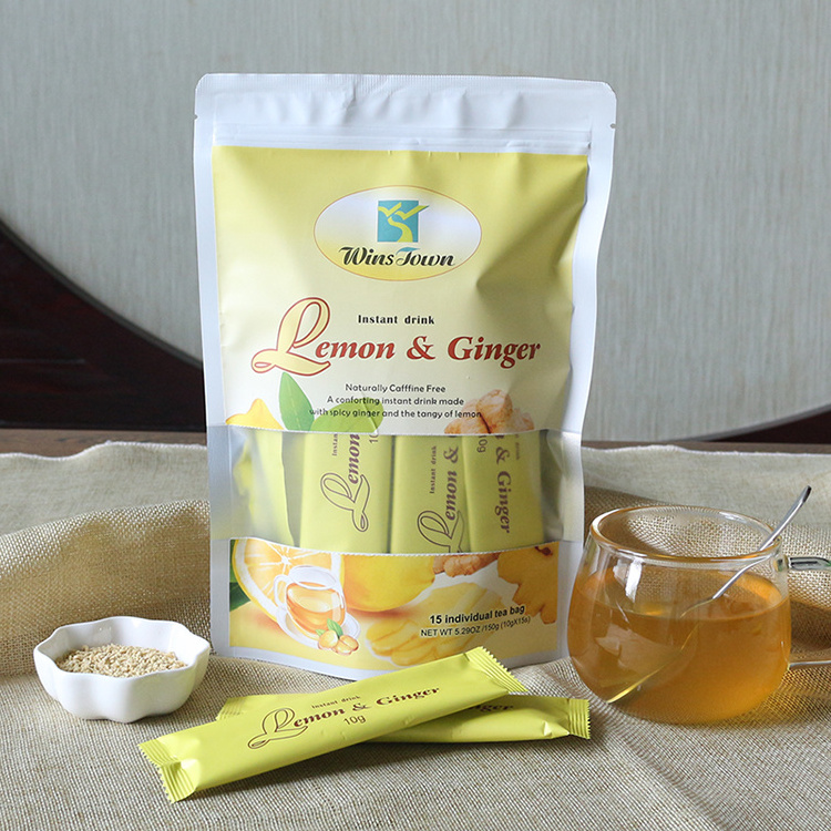 LEMON GINGER TEA Factory Private Label compatible capsules instant drink Original Manufacturer big factory