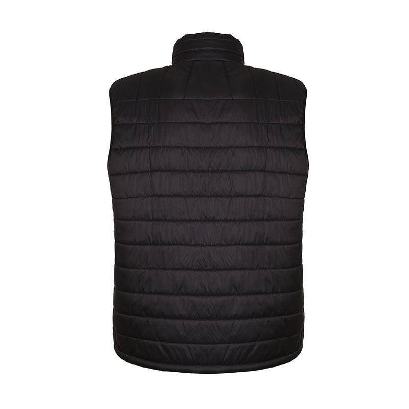 OEM custom logo high quality work  wear lightweight waistcoat uniform winter warm padded down cotton quiled Mens puffer vest