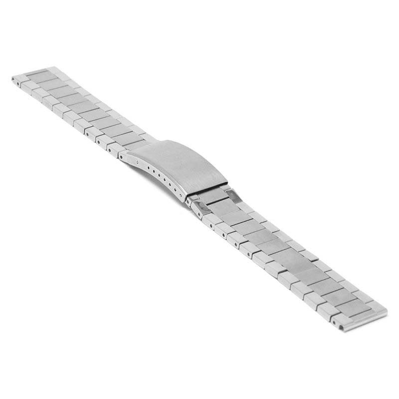 Flat Link  Bracelet 20MM Stainless Steel Strap Fit For Skx Watch