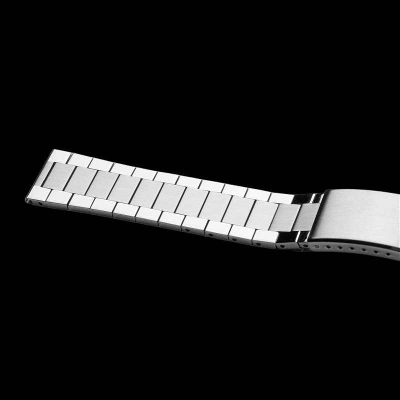 Flat Link  Bracelet 20MM Stainless Steel Strap Fit For Skx Watch