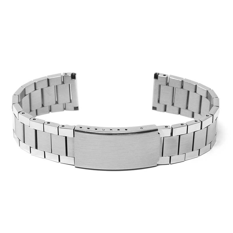 Flat Link  Bracelet 20MM Stainless Steel Strap Fit For Skx Watch