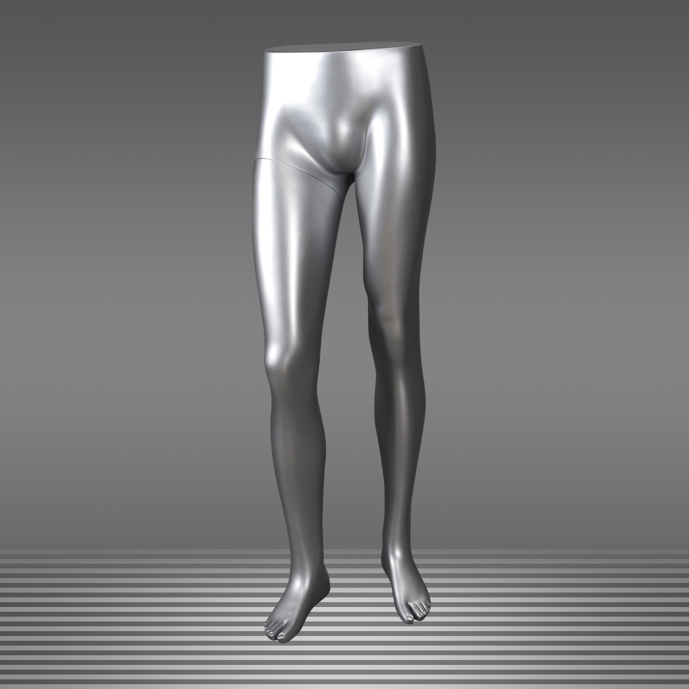 Fiberglass Mannequin Male Pants Model Jeans Legs Lower Body Mannequin Windows Display Mannequin Prop Dummy