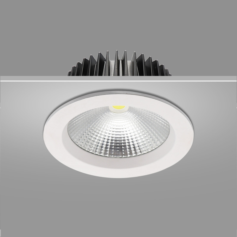 Adjustable color ceiling recessed light led down light fixture ceiling recessed cob led downlights retrofit for project