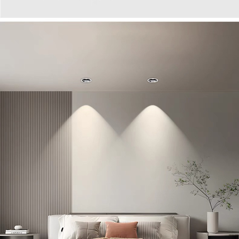 Hotel Home Office Decoration Adjustable Downlight Dimmable LED Recessed Lights 7W 12W 15W 20W 30W Modern Wall Washer COB Light