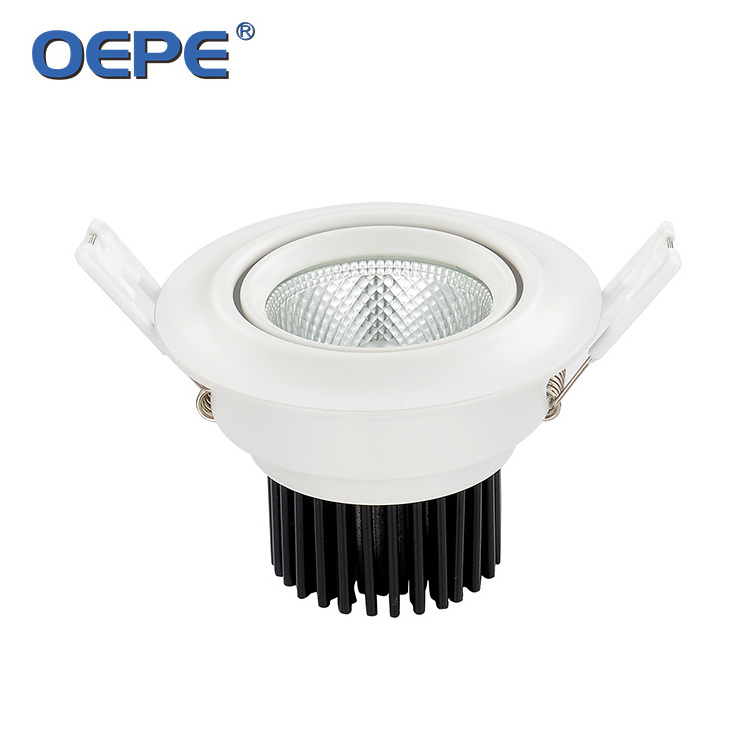 Led Ceiling Light Fixtures With 75mm Cut Out High Cri 90Ra Recessed Led Ceiling Down Light 3W 5W 6W 7W Dimmable