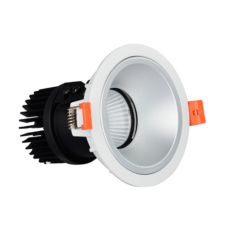 Low power 3w led spotlight lamp seiko aluminium heat sink led cob spotlight white+black housing led ceiling spotlight