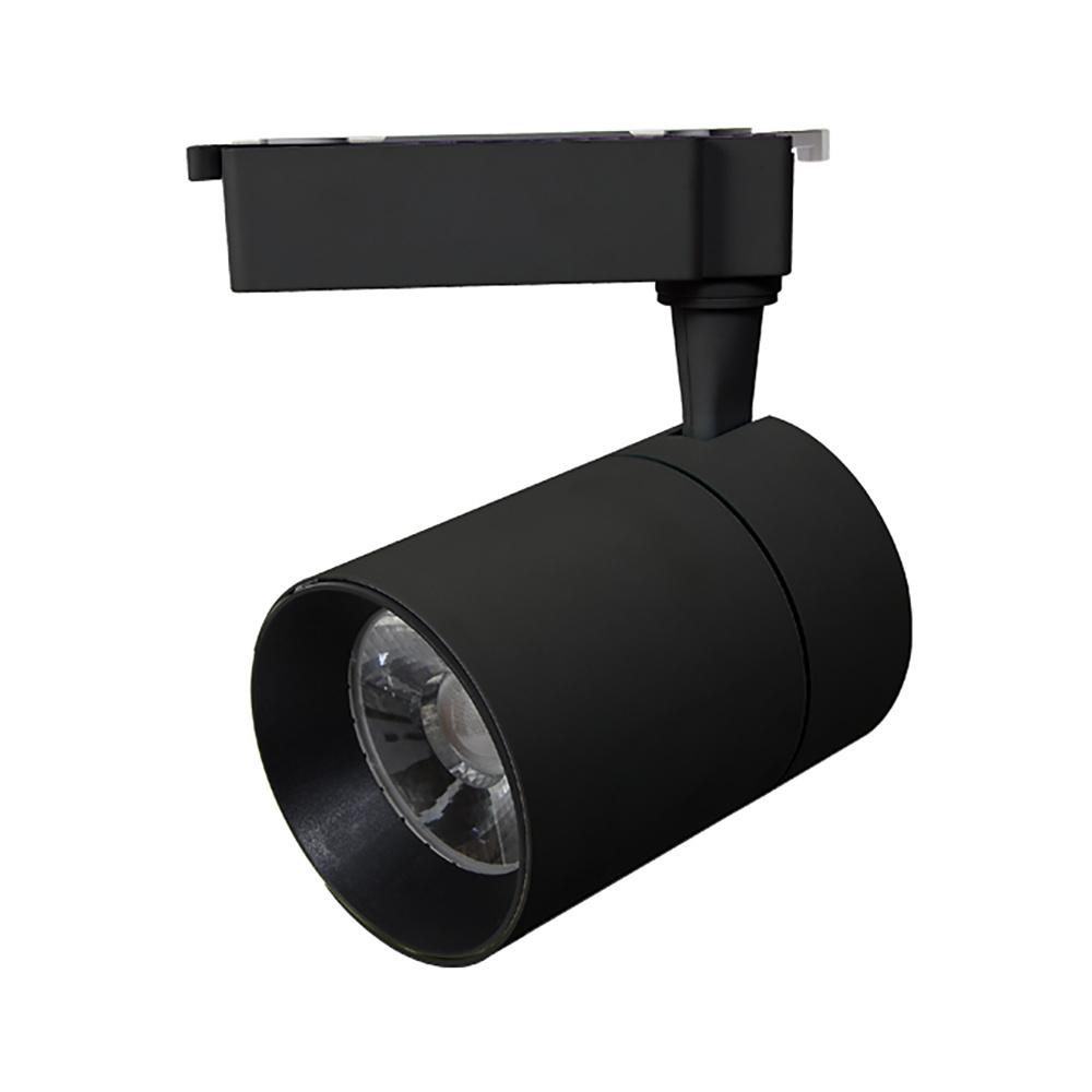 Zhongshan White Black Aluminum COB Dimmable Ceiling Track Lamp High Lumen No Ficker 12w 20w 30w Led Track Spot Light