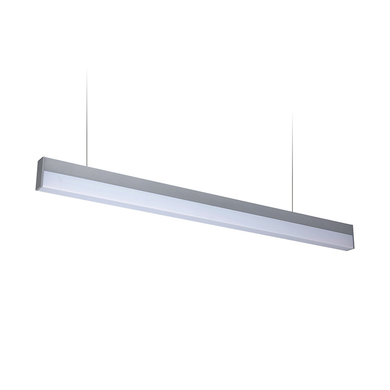 Modern Led Pendant Light Linear Hanging Lamp For Home Dining Room Decor Kitchen Black Decorative Ceiling suspension Fixture