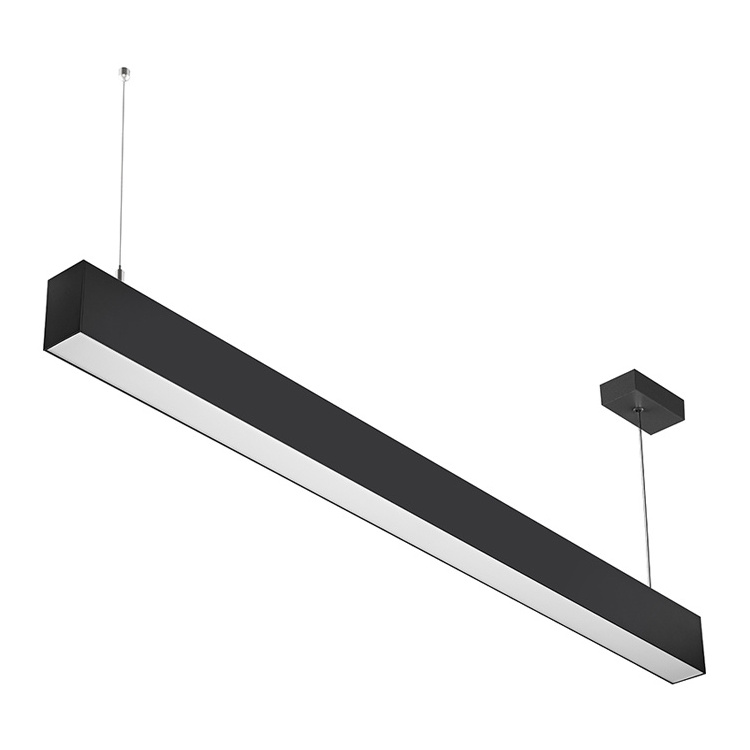 High quality linkable 36W 48W 60W led linear pendant light supermarket hanging linear lighting fixture