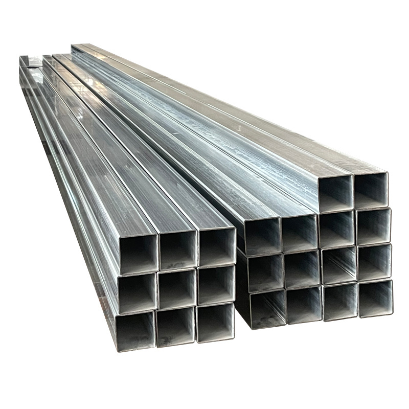 Hot selling  pre galvanized welded square / rectangular steel pipe/tube/hollow section prefab house steel pipe