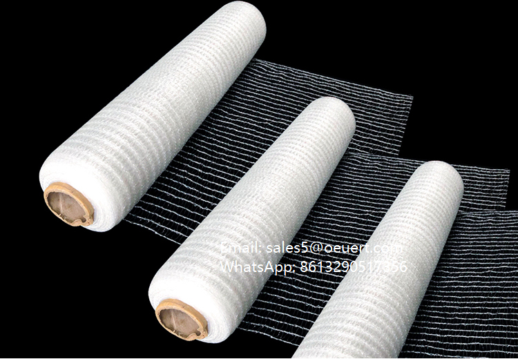 High Density Polyethylene WhiteStretch 8gsm  all kinds biodegradable bale wrap net Knitting Bale Warp Netting