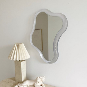 Mirror Hanging Wall Decor Acrylic Cloud Simple Dining Room Creative  Art Shaped Decorative Mirrors Decoration