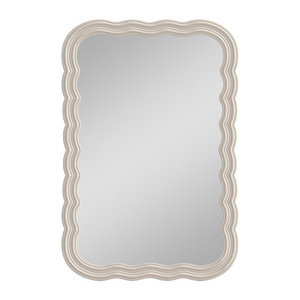 Luxury Home Decor Full Length Floor Silver Mirror Modern Room Large Size Hanging Mounted Decorative Wavy Salon Wall Mirrors