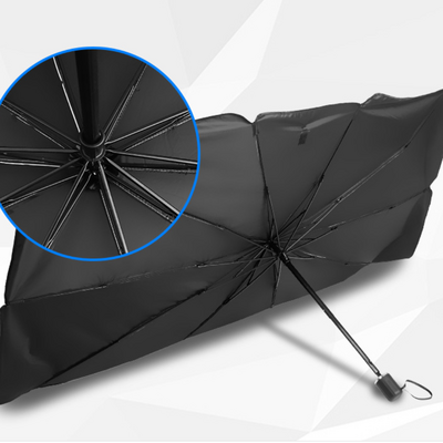 Vehicle protector multifunction parasol UV protect folded car umbrella sun shade cover