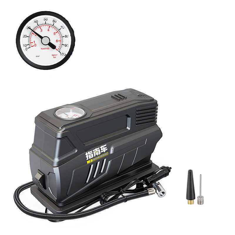 Portable High Pressure car tire air inflator emergency tool kit with air compressor digital car air pump