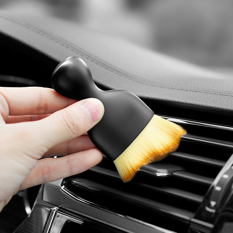 Multifunctional portable car dashboard  remove dust sweeping brush car air outlet interior clean brush detailing brush