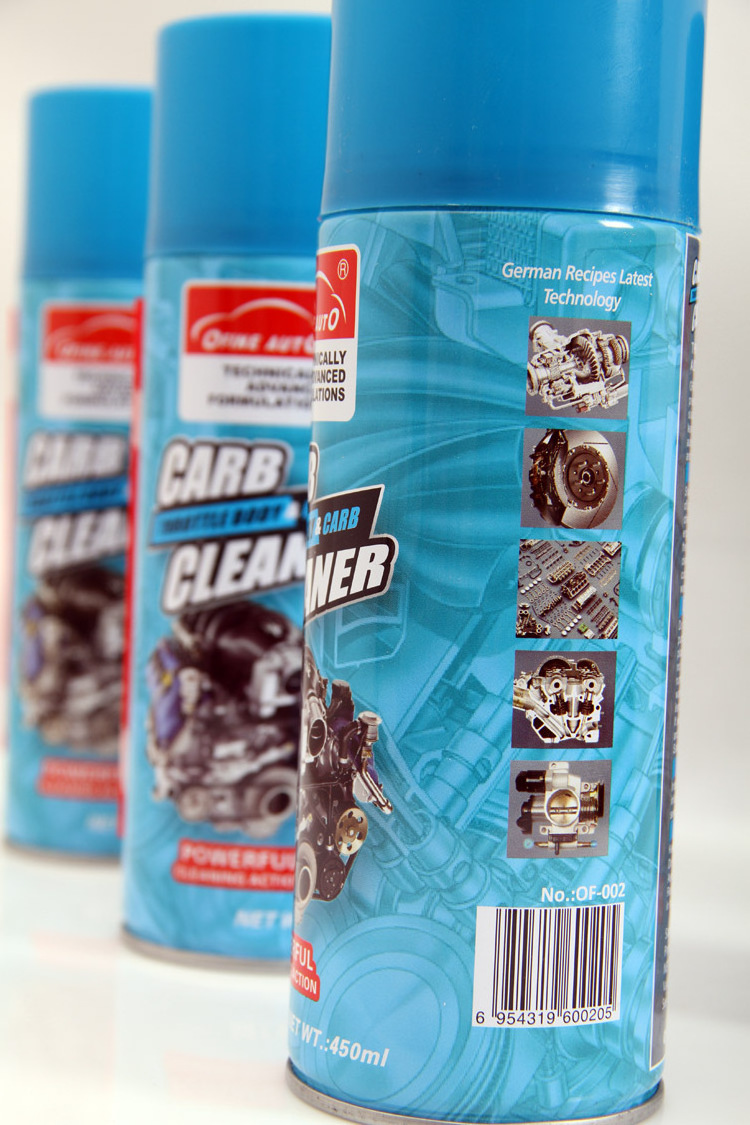 Car care product cleaning car carb choke cleaner 450ml carburetor cleaner spray