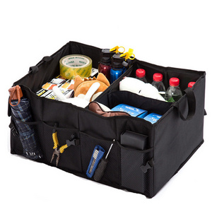 Multipurpose collapsible super strong and durable storage car accessories goods bags cargo storage box car trunk organizer