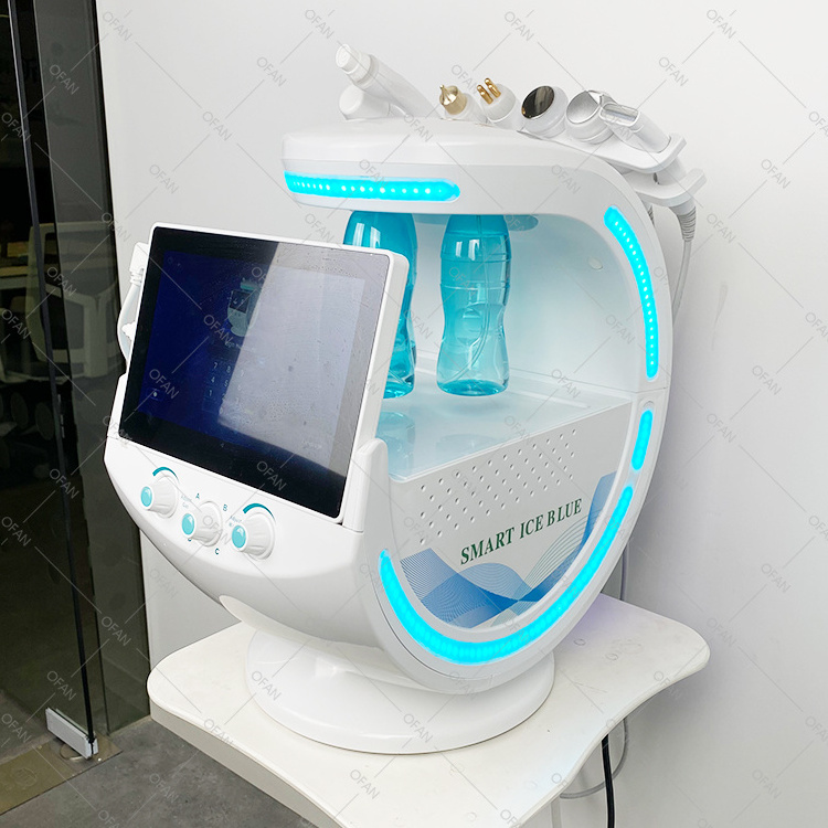 OFAN Spa machine Hydrogen Oxy Jet aqua Peel Microdermabrasion Hidro diamond facial machine smart ice blue