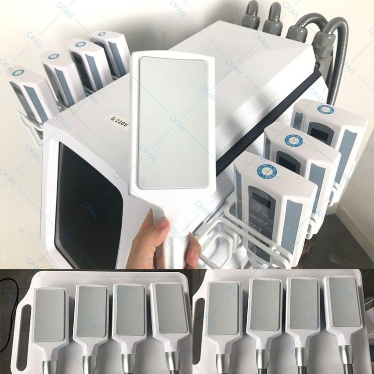 OFAN Cryolipolyse cool body sculpting machine 8 Cryo Pad slimming 360 cryotherapy fat freezing machine cryolipolysis