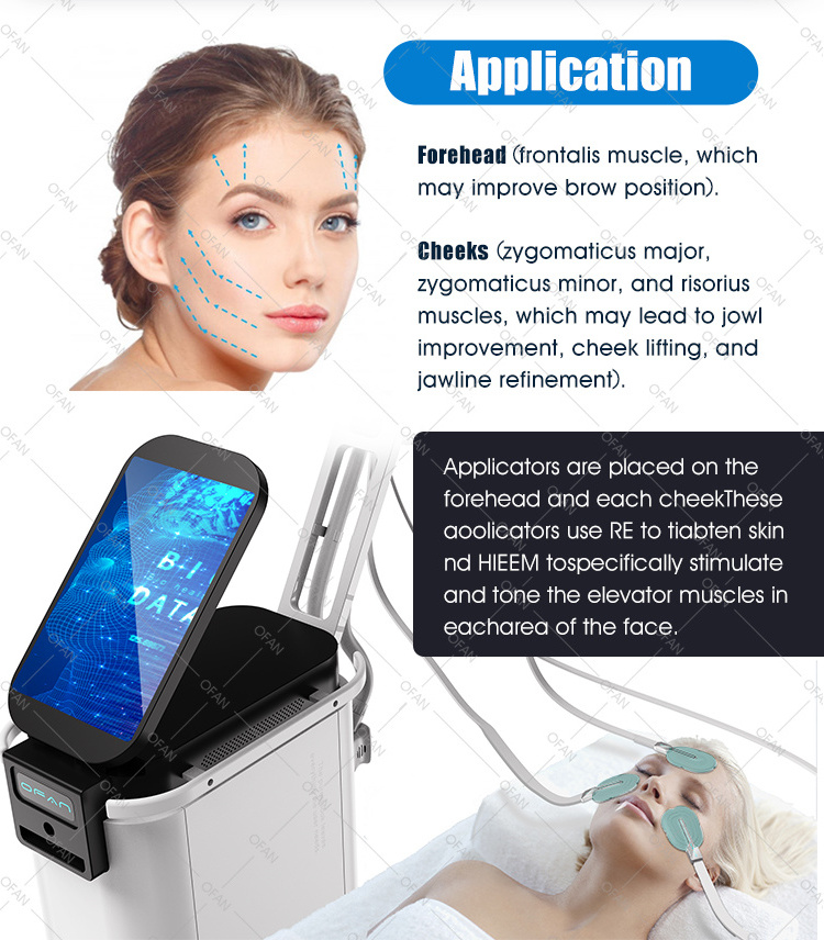 OFAN 2023 Salon facial beauty anti-wrinkle ems sculpting em ret face lift machine pe face