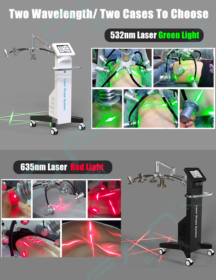 OFAN 6D lipo laser slimming machine 532/635nm Beauty Salon Equipment maquinas de estetica para adelgazar