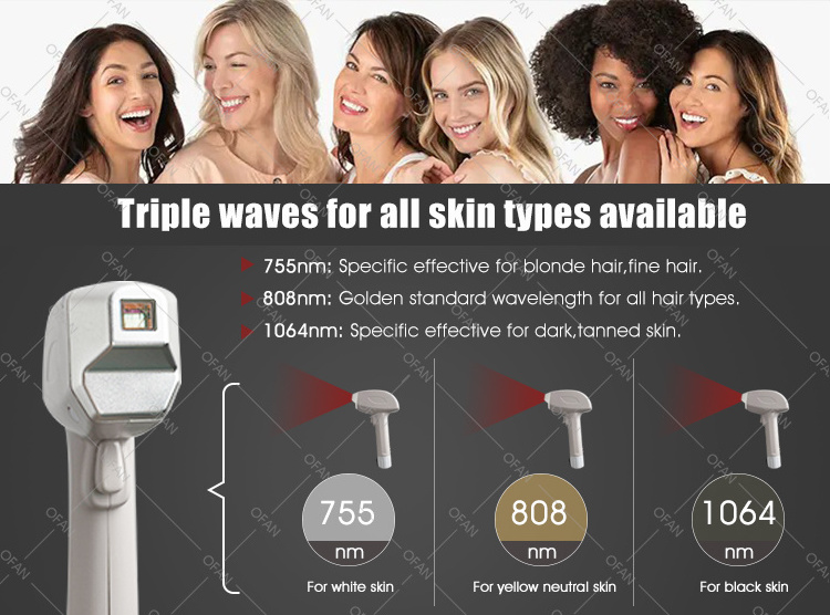 Professional diode laser 808 laser diodo 808 / laser hair removal machine