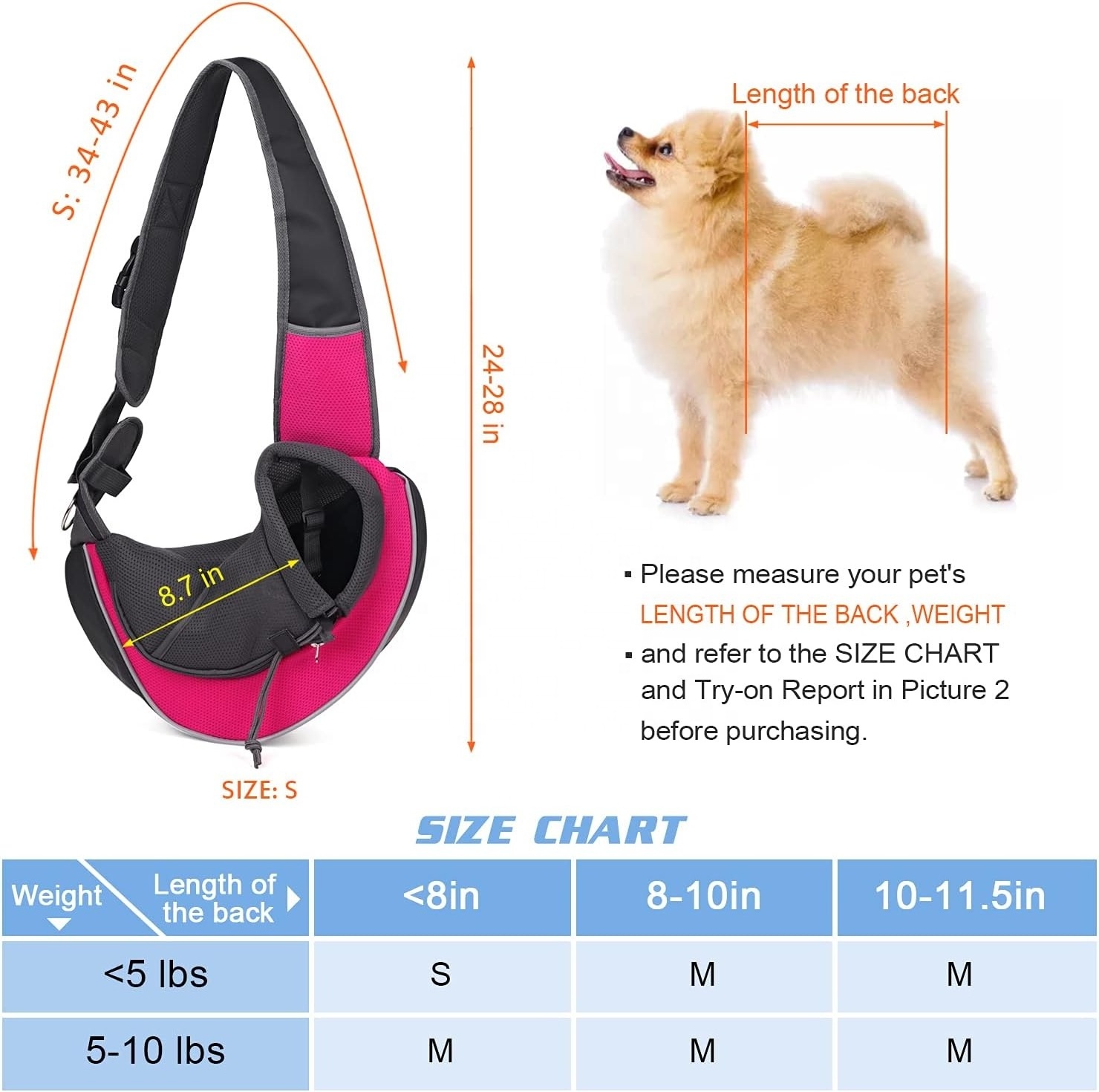 OF Wholesale Outdoor Large Capacity Breathable Mesh Travel Safe Sling Bag Carrier For Dogs And Cats