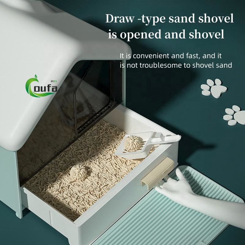 Wholesales Manufacture Kitty Sift Disposable Cat Litter Box Eco-Friendly Sustainable Cat Toliet