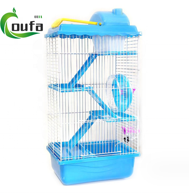 Manufacturer wholesale Custom Large Luxury Foldable Carrier Portable Castle Hamster Cage