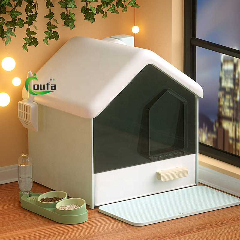 Wholesales Manufacture Kitty Sift Disposable Cat Litter Box Eco-Friendly Sustainable Cat Toliet